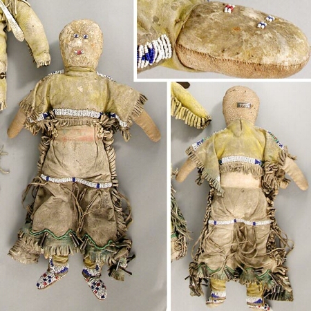 Lot image - Plains Hide Female Stuffed Doll
