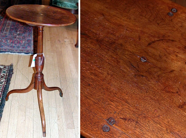 Lot image - Federal Mahogany Candlestand Massachusetts, 19th century