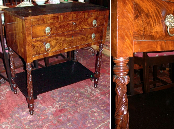 Lot image - Federal Mahogany Serving Table  New York, circa 1820