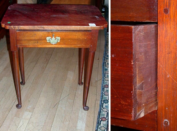 Lot image - Queen Anne Walnut Tea Table