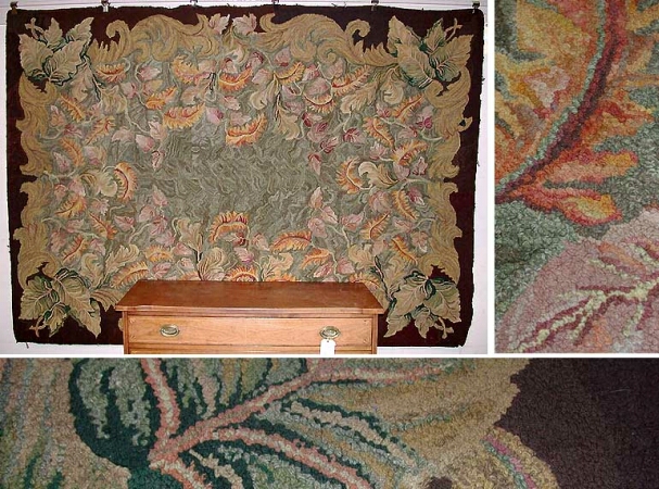 Lot image - Hooked Rug