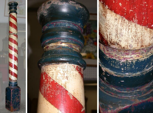 Lot image - Painted Barber Pole