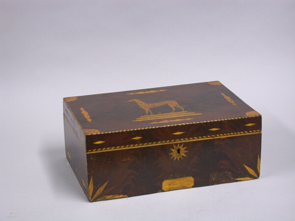 Lot image - Inlaid Mahogany Box