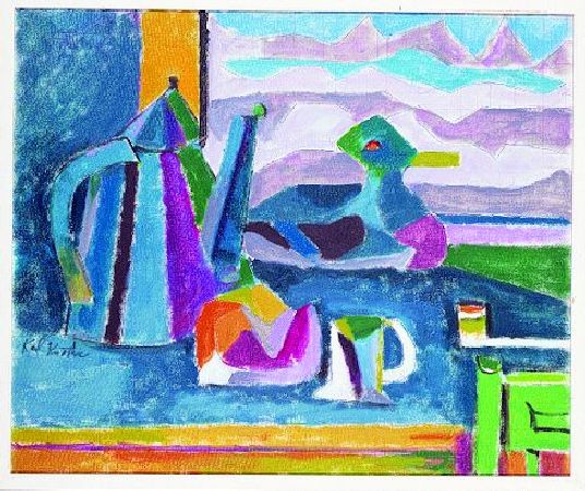 Lot image - Karl Knaths American, 1891-1971 DUCK DECOY, PROVINCETOWN