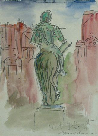 Lot image - Ludwig Bemelmans 1898-1962 VERT GALLANT