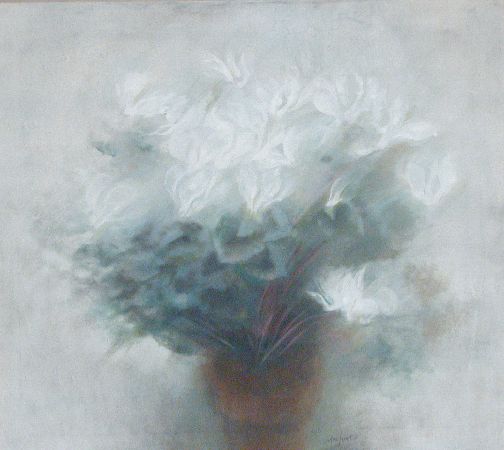 Lot image - Loren MacIver American, b.1909 CYCLAMEN