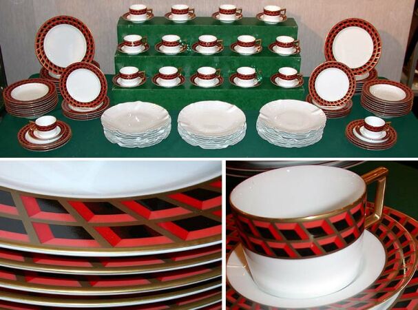 Lot image - Angela Cummings Porcelain Dinner Service