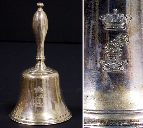 Lot image - George III Silver Dinner Bell