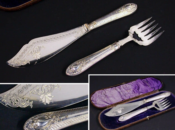 Lot image - Two Silver Plated Serving Pieces