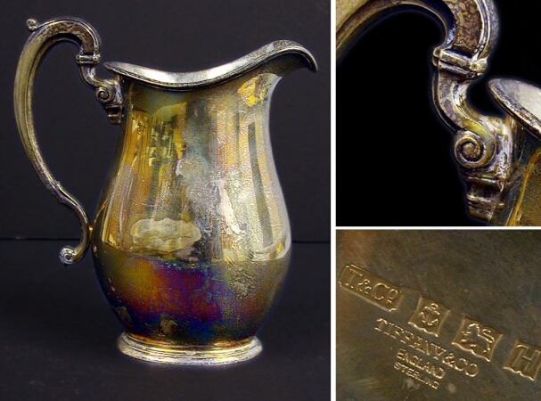 Lot image - English Gilt Silver Water Pitcher