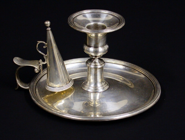 Lot image - Tiffany & Co. Sterling Silver Chamber Stick