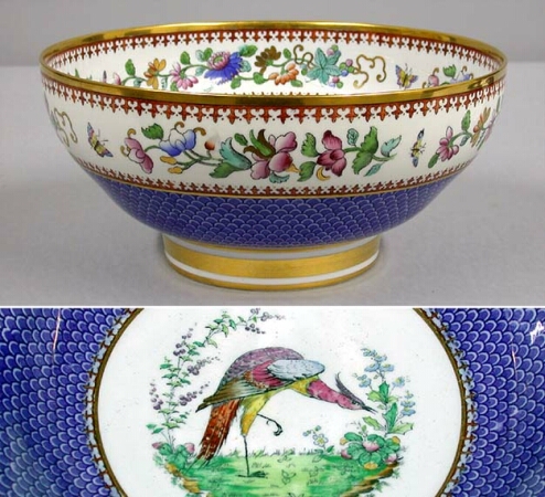 Lot image - Spode Porcelain Bowl
