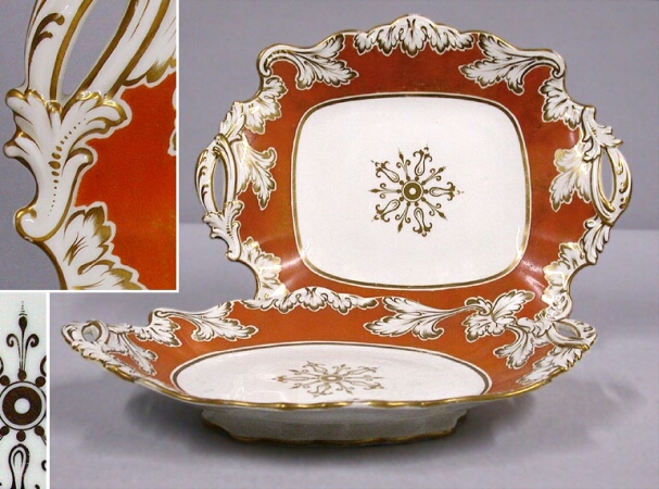 Lot image - Two English Porcelain Dishes