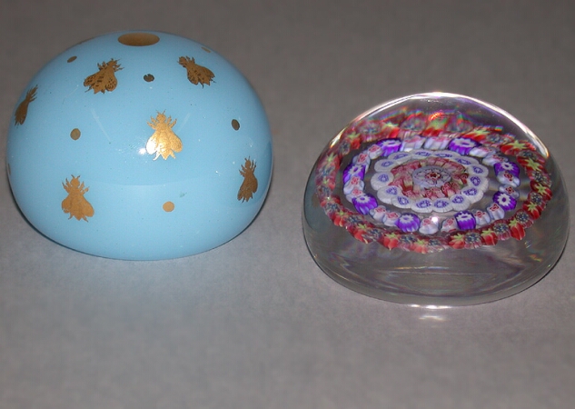 Lot image - Two Baccarat Glass Paperweights