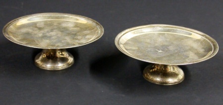 Lot image - Two Shreve, Crump & Low Sterling Silver Tazzas