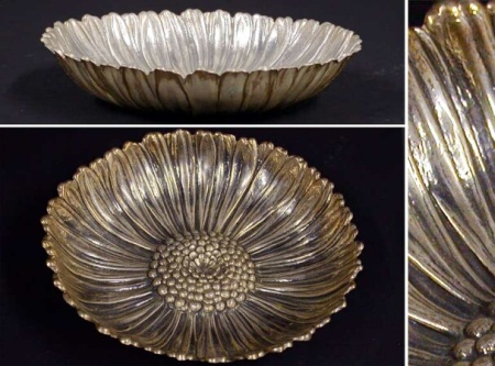 Lot image - Buccellati Sterling Silver Flower-Form Low Bowl