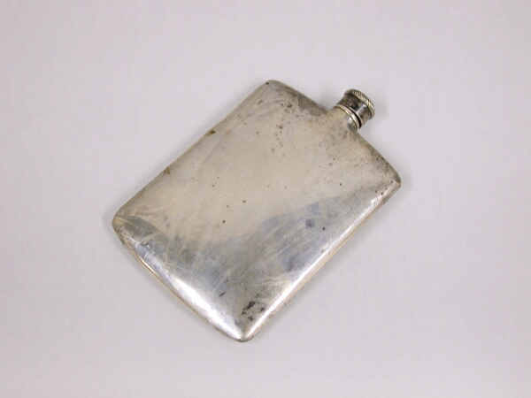 Lot image - Napier Sterling Silver Flask