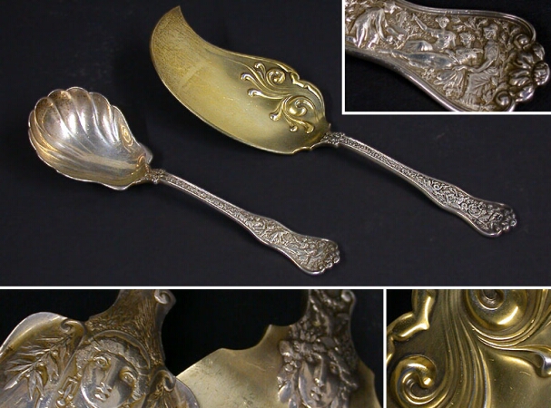 Lot image - Two Tiffany & Co. Sterling Silver Serving Pieces