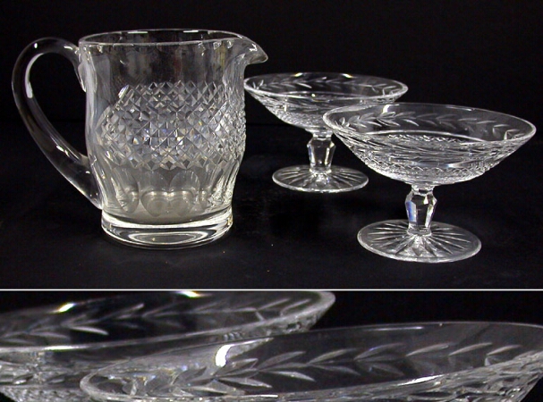 Lot image - Group of Waterford Colorless Cut Glass