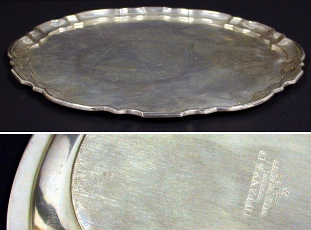Lot image - Tiffany & Co. Sterling Silver Tray