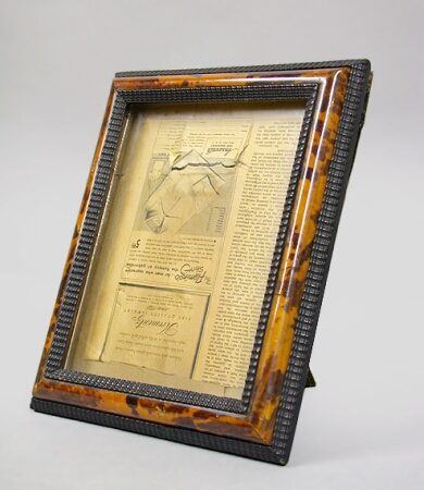 Lot image - Part Ebonized Wood and Tortoise Shell Frame