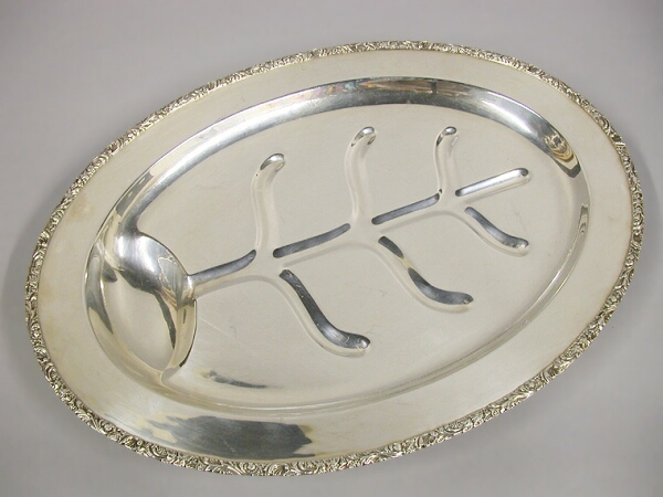 Lot image - Sterling Silver Well and Tree Platter