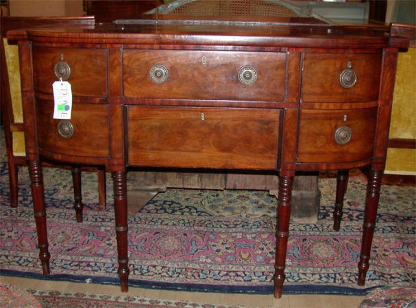 Lot image - Regency Mahogany Sideboard