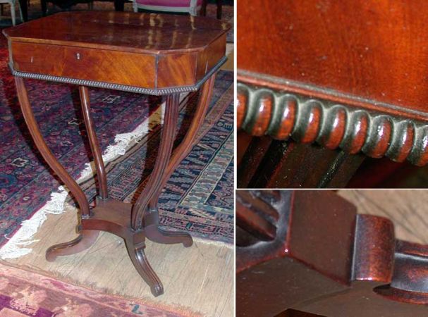 Lot image - Early Victorian Mahogany Side Table