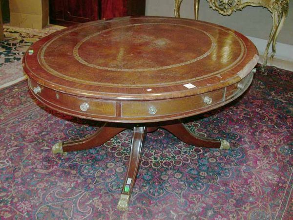 Lot image - Regency Style Mahogany Center Table