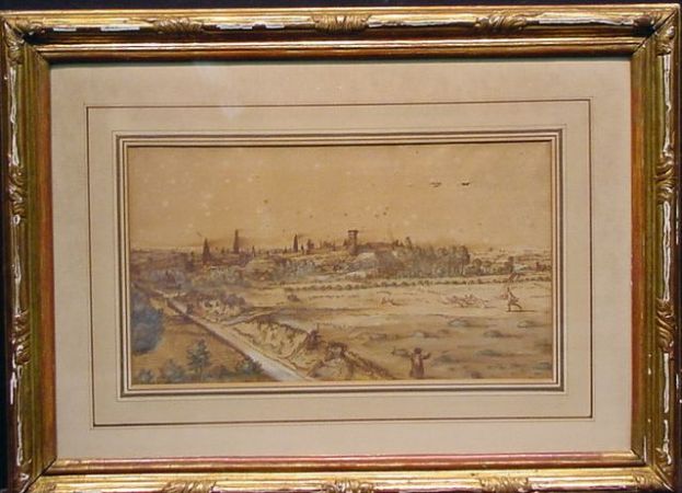 Lot image - Attributed to Lucas van Uden VIEW OF A TOWN