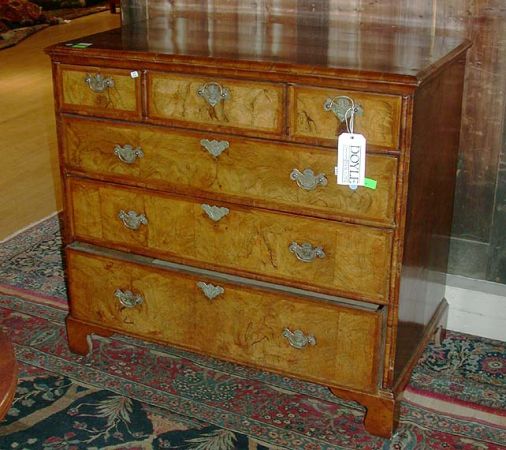 Lot image - George II Walnut Chest of Drawers
