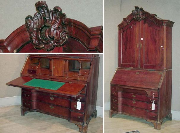 Lot image - Dutch Colonial Bureau Bookcase