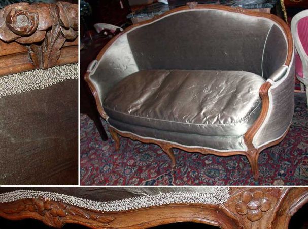 Lot image - Louis XV Beechwood Canape