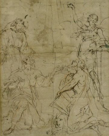 Lot image - Italian School 17th Century ASSUMPTION OF THE VIRGIN