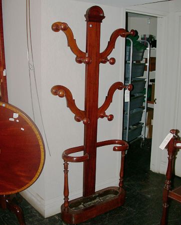 Lot image - Victorian Mahogany Hall Stand
