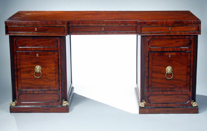 Lot image - Regency Mahogany Sideboard