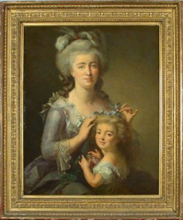 Lot image - Follower of Marie Louise Elizabeth Vigee-Lebrun