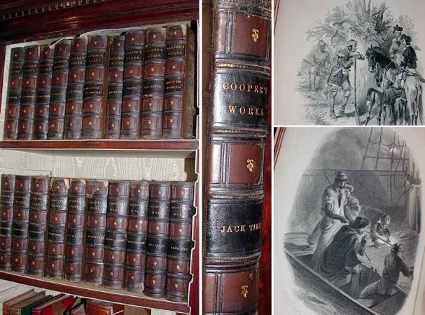 Lot image - [BINDINGS]  COOPER, JAMES FENIMORE  Works