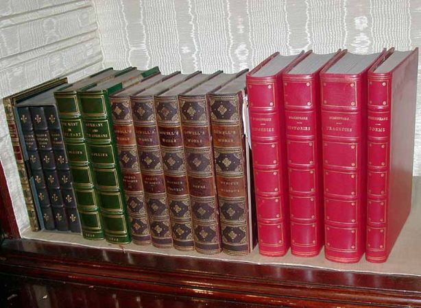 Lot image - [BINDINGS]  Group of fifteen volumes,