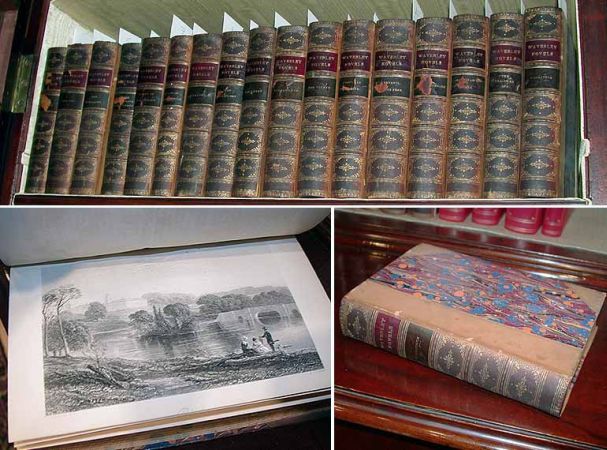 Lot image - [BINDINGS]  SCOTT, SIR WALTER  Waverley Novels