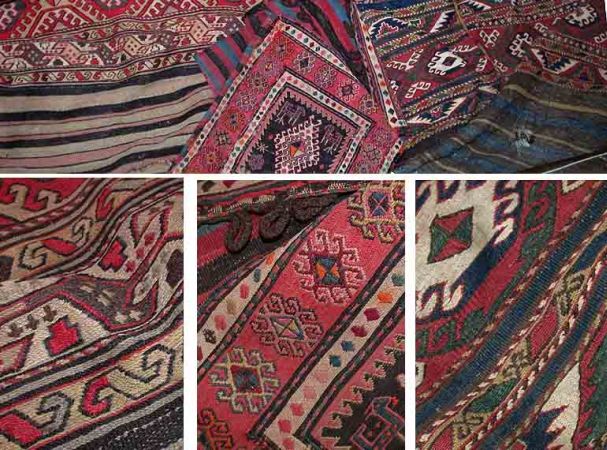 Lot image - Three Shasevan Soumac Saddle Bags