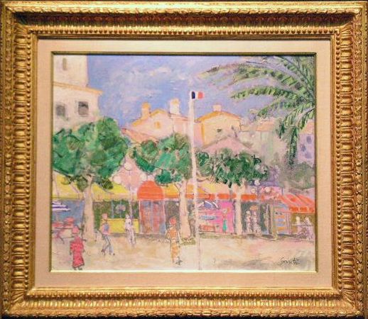 Lot image - Gilles Gorriti French, b.1939 LA CROISETTE DE ST. MAXIME
