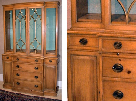 Lot image - Georgian Style Pine Breakfront