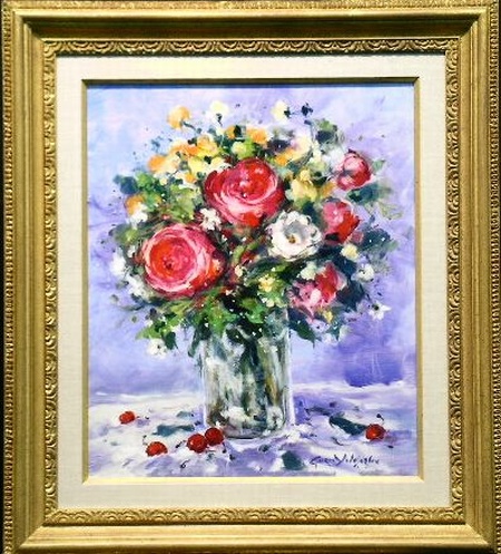 Lot image - Georges Yoldjoglou Continental, b.1935 LES ROSES DE TREPIED