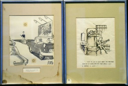 Lot image - (i) Charlie Rodrigues American, ...NEXT ID LIKE TO SING ...  (ii) Brian Savage BETTER NOT,HE LOOK LIKE A COLLEGE STUDENT