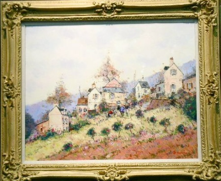 Lot image - Jean Pierre Dubord French, b.1949 LES HAUTEURS DE ROUEN EN AUTOMNE