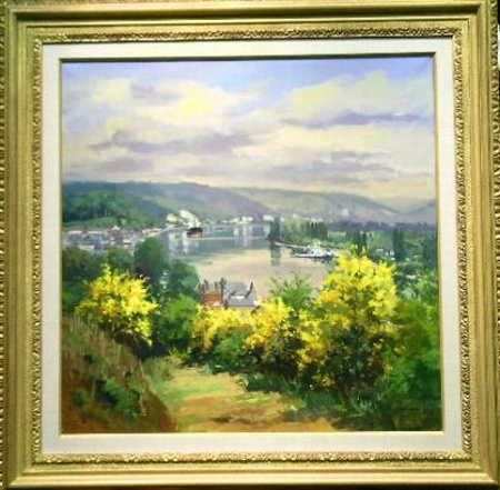 Lot image - Annie Puybareau French, b.1955 PRINTEMPS A DUCLAIR