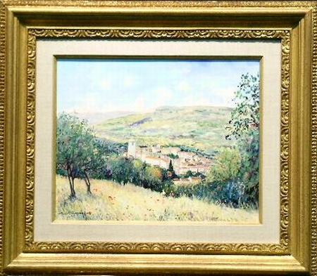 Lot image - Yetuart Kaprielian b.1959 VILLAGE DE RAMATUELLE, PROVENCE