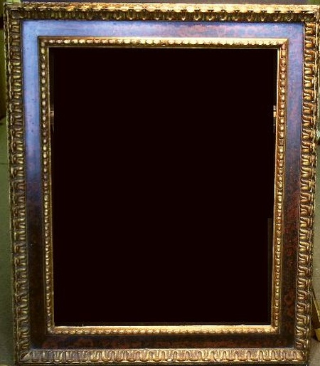 Lot image - Painted and Gilt-Wood and Composition Frame