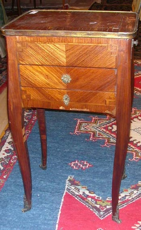 Lot image - Louis XV Style Parquetry Side Table
